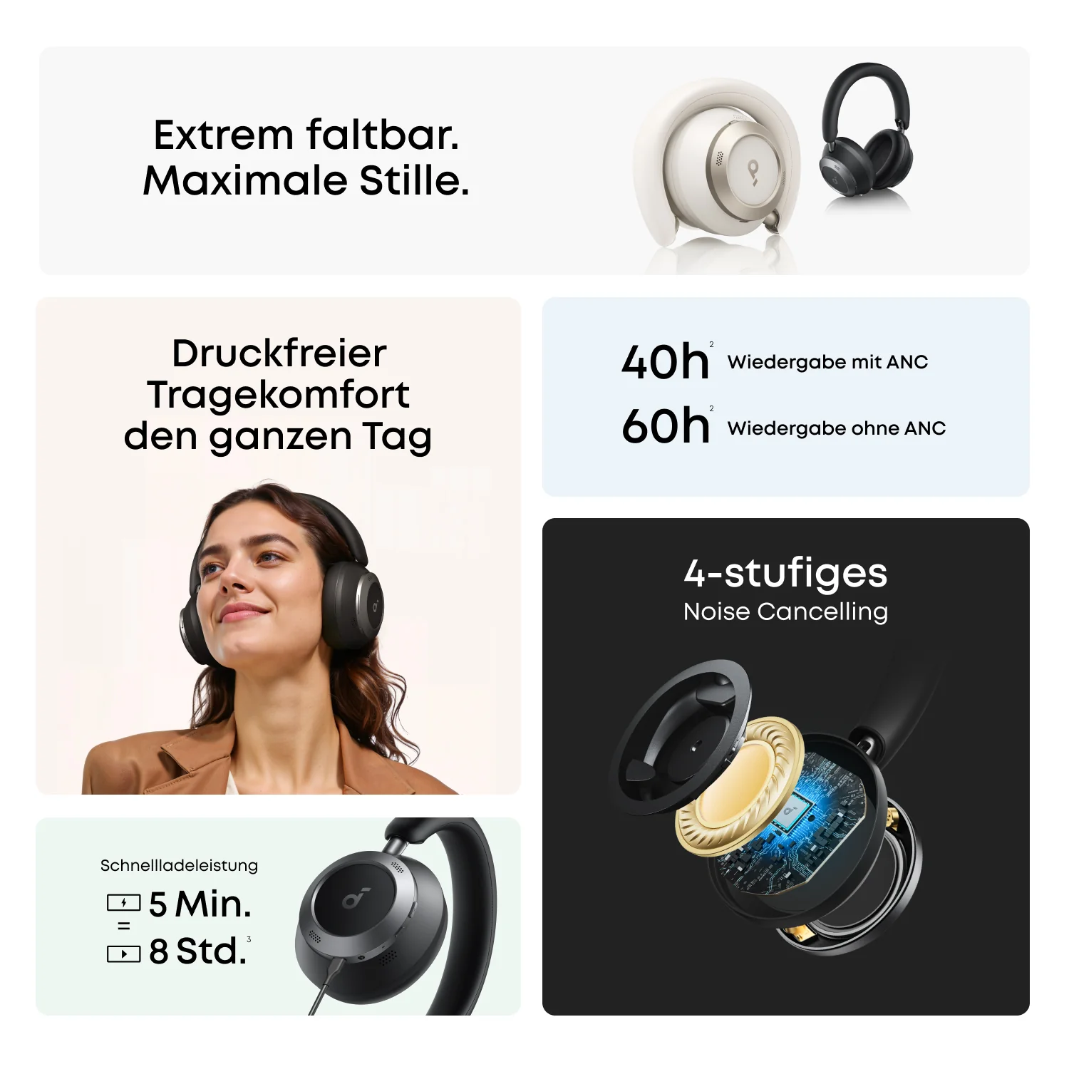 Space One Pro | Faltbare Over-Ear Kopfhörer - Image 6