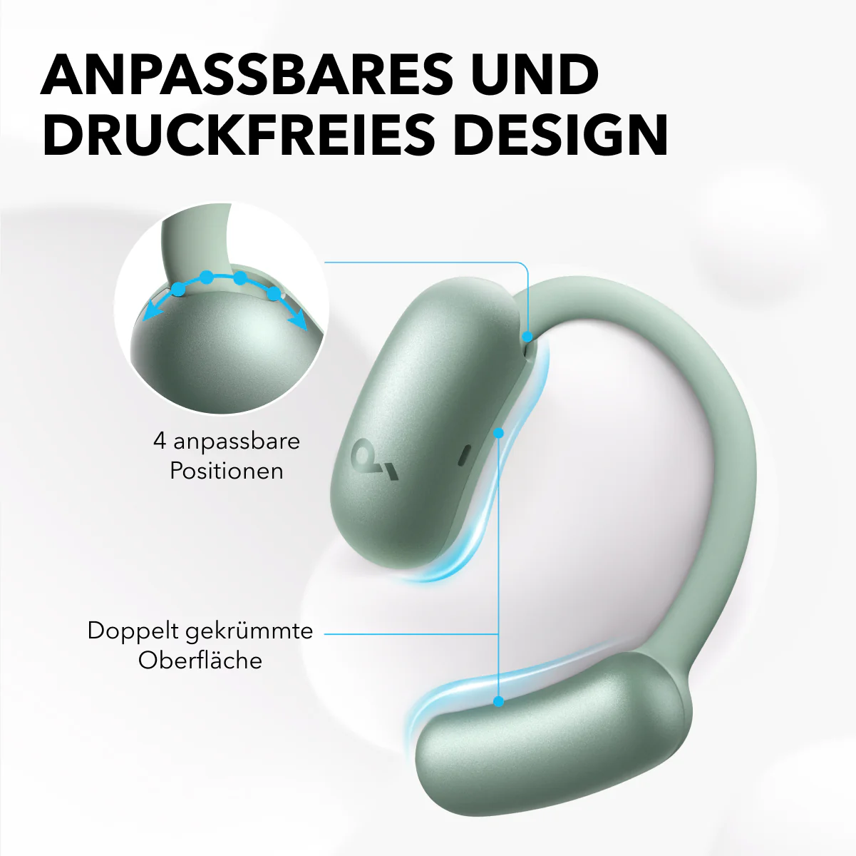 AeroFit 2 | Kabellose Open-Ear Earbuds mit anpassbarem Halt - Image 13