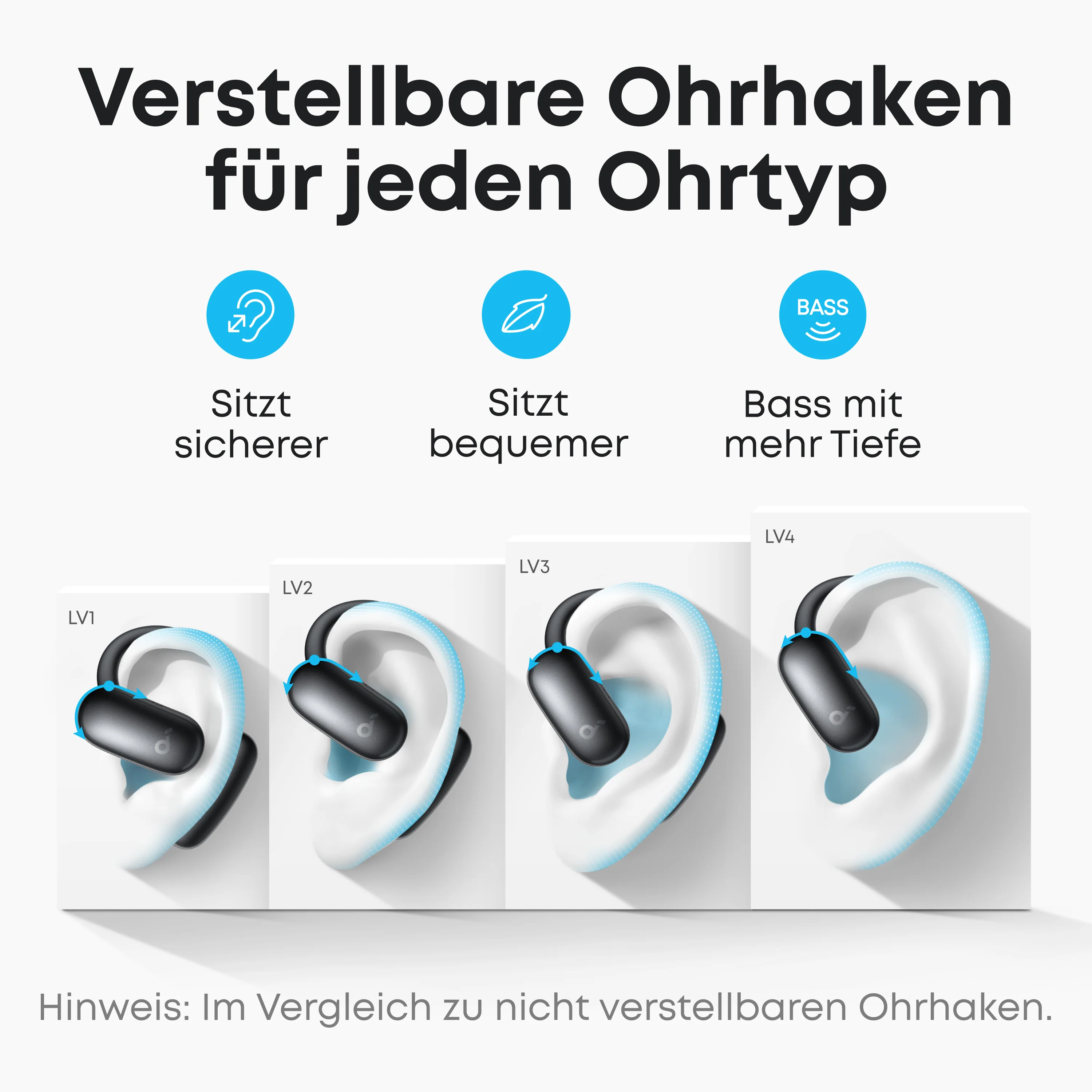 AeroFit 2 | Kabellose Open-Ear Earbuds mit anpassbarem Halt - Image 26